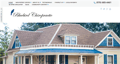 Desktop Screenshot of bluebirdchiropractic.com